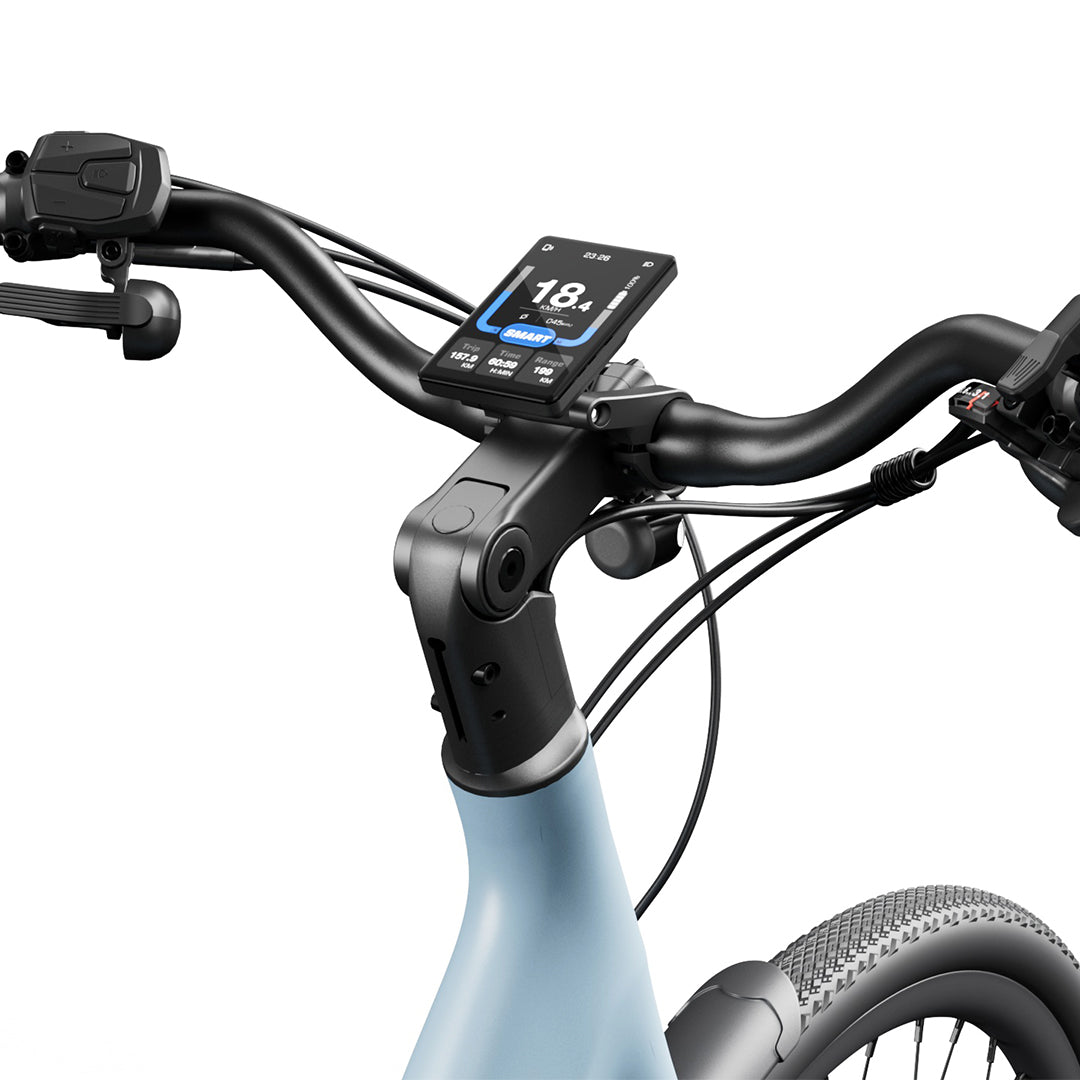 Carbon Classic Step Thru by Urtopia - Glacier Blue