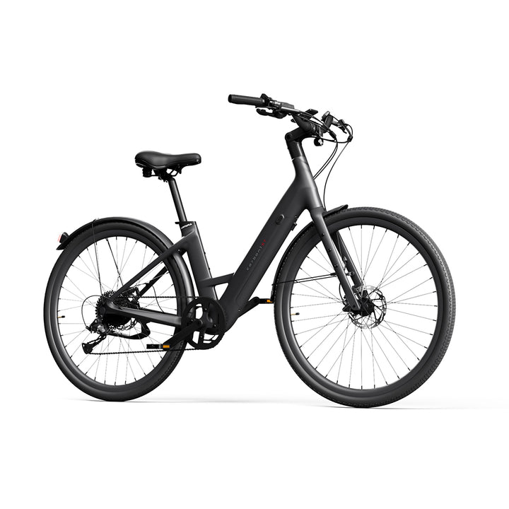 Carbon Classic Step Thru by Urtopia - Matt Black