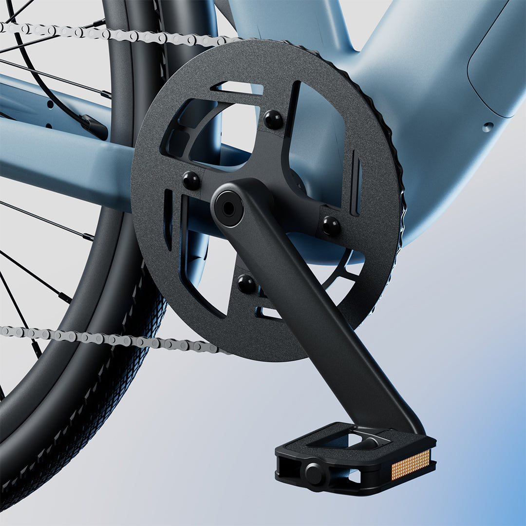 Carbon Classic Step Thru by Urtopia - Glacier Blue