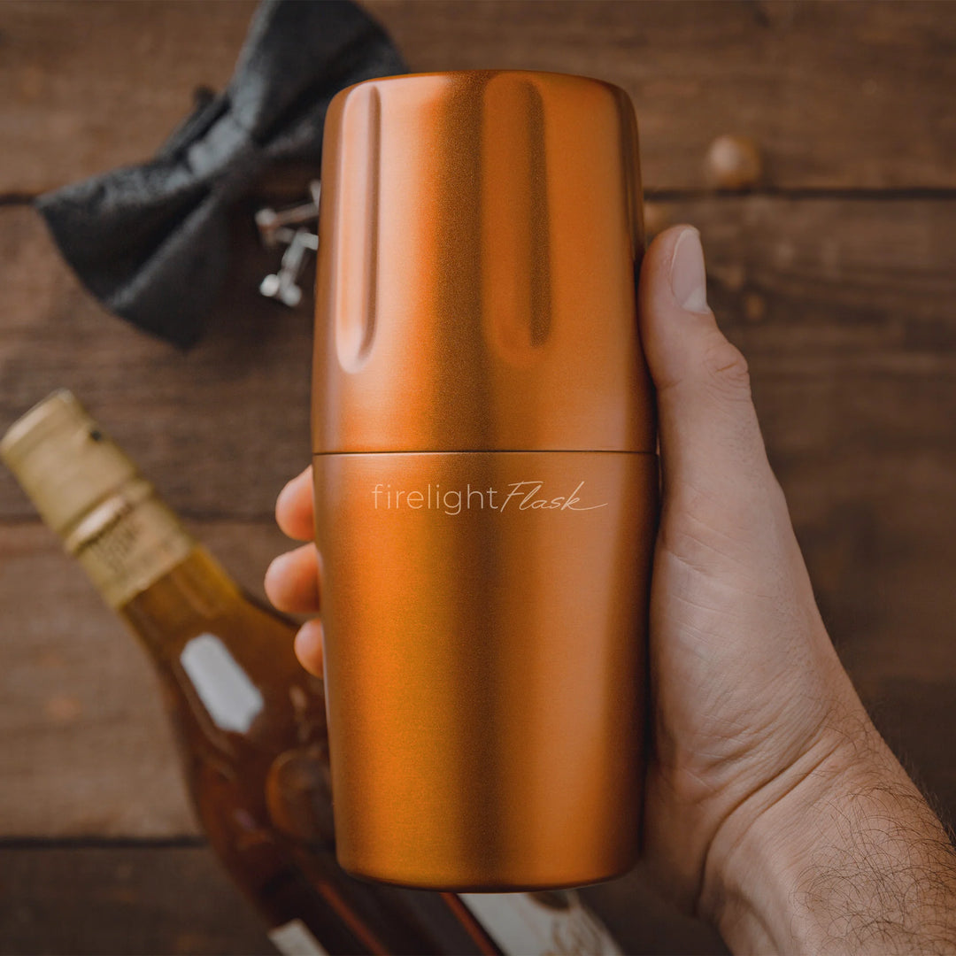 High Camp Firelight Flask 375ml - Copper