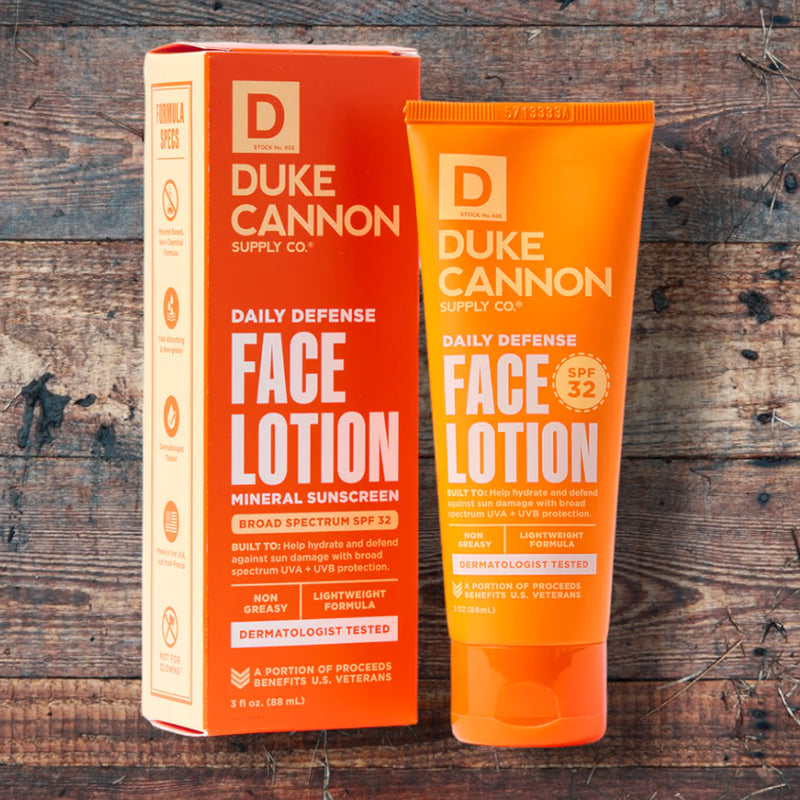 Duke Cannon Everyday Face Lotion - SPF30