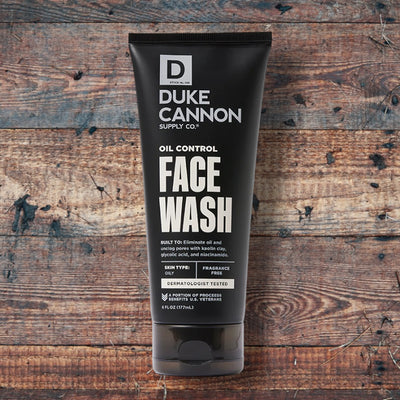 Duke Cannon Oil Control Face Wash 6oz