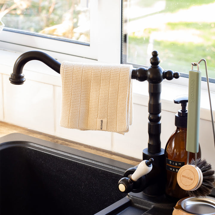 Ecovask Heavy Duty Dishcloth 2-Pack - Marshmallow