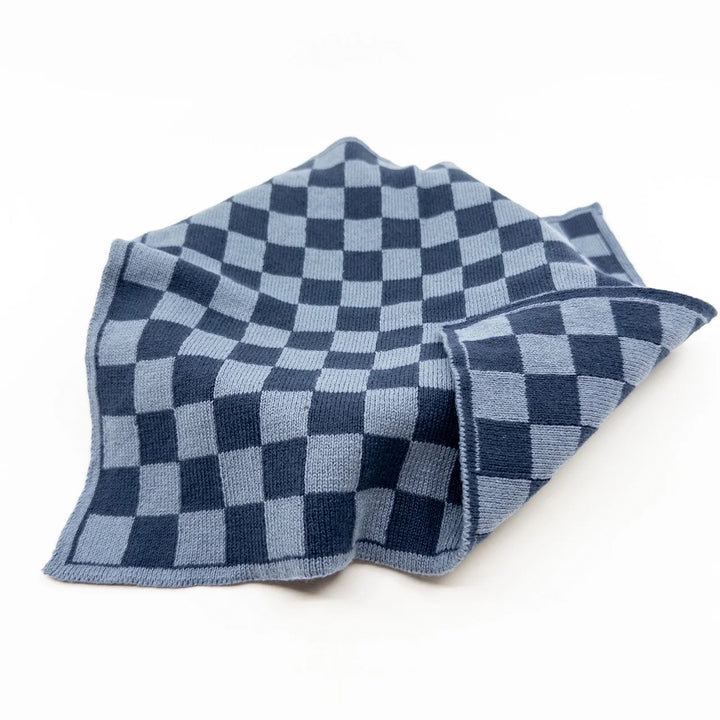 Ecovask Multi Cloth 2-Pack - Navy Denim Chequer