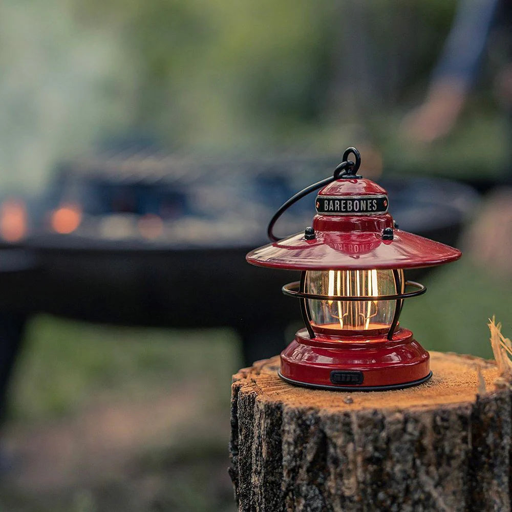 Barebones Edison Mini Lantern - Red