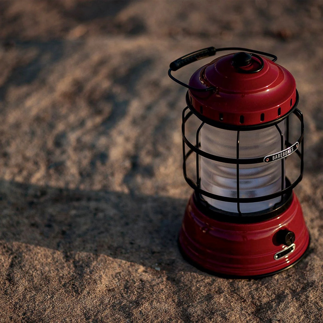 Barebones Forest Lantern - Red