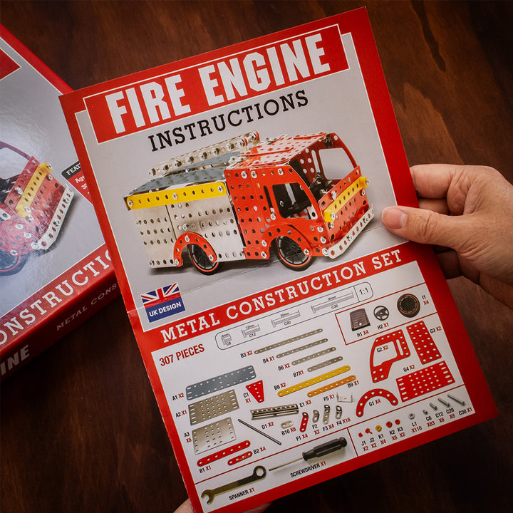 Fire Engine Metal Construction Set