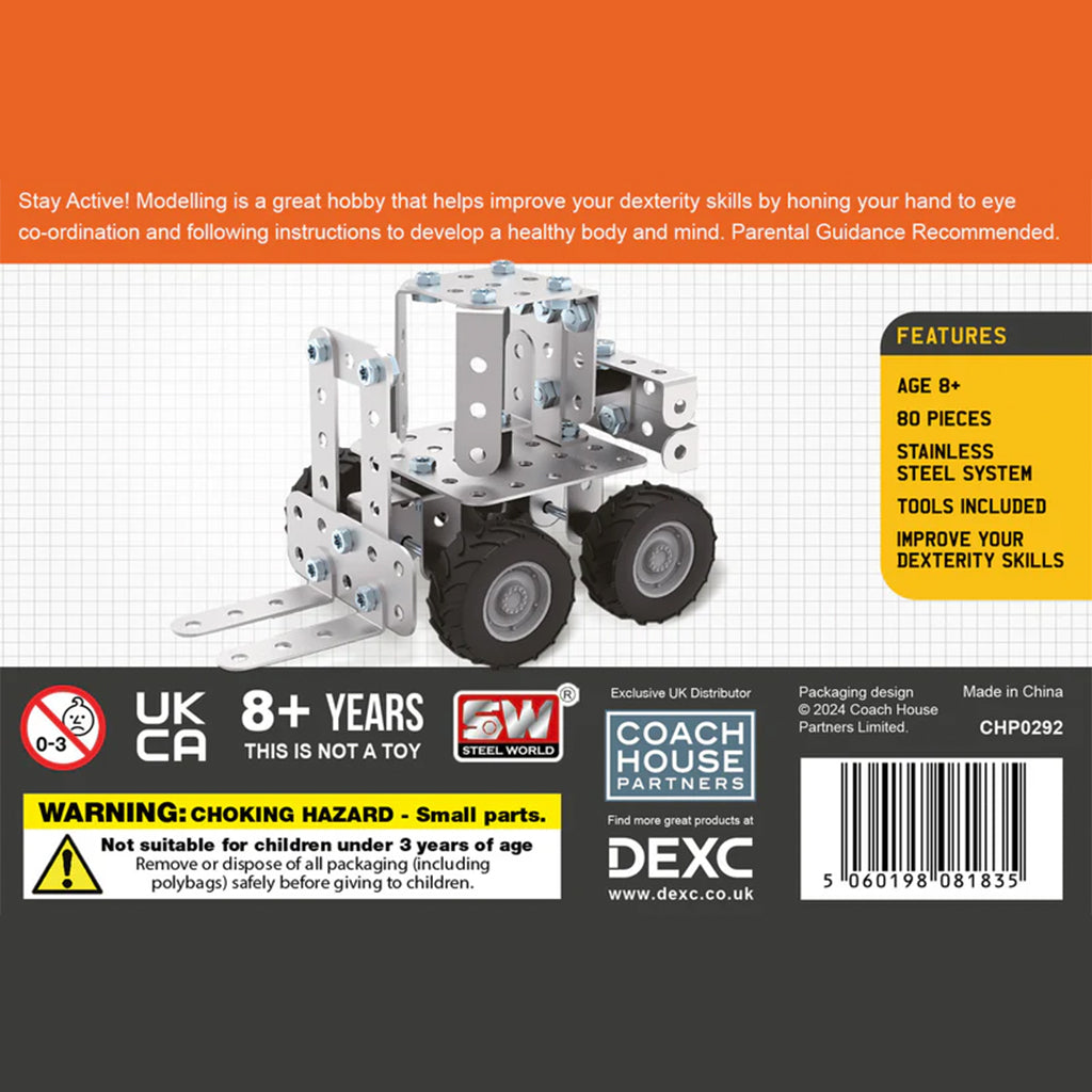 Forklift Mini Builder Metal Construction Set