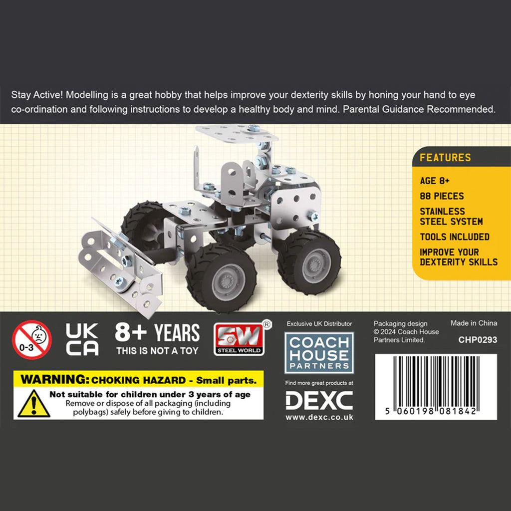 Front Loader Mini Builder Metal Construction Set