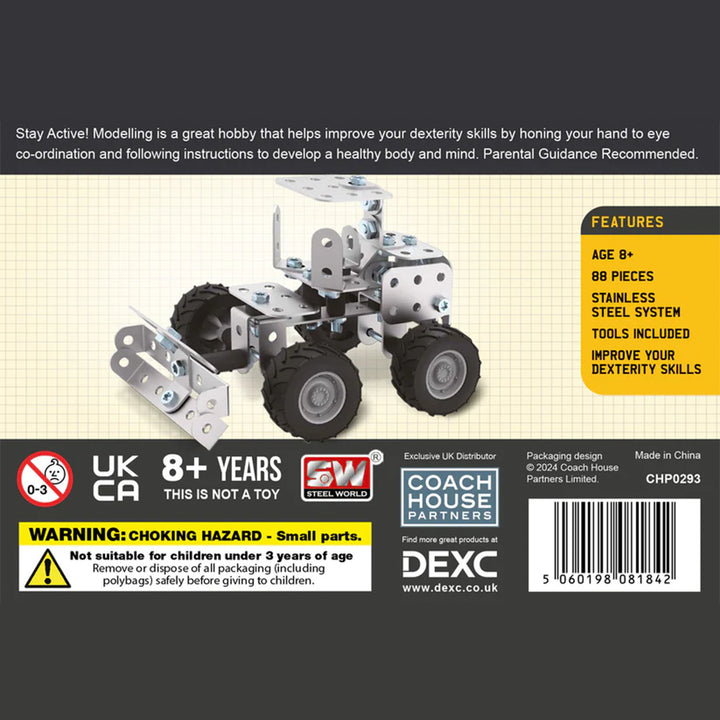 Front Loader Mini Builder Metal Construction Set