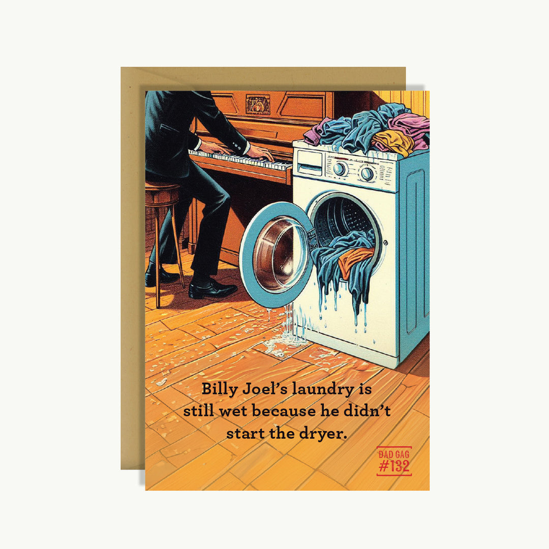 Greeting Card - Billy Joel's laundry