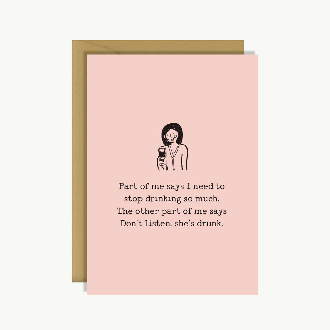 Greeting Card - Part of Me Says