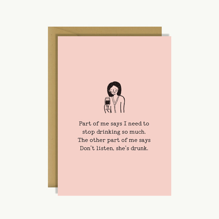 Greeting Card - Part of Me Says