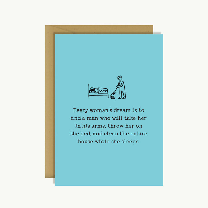 Greeting Card - Every Woman's Dream