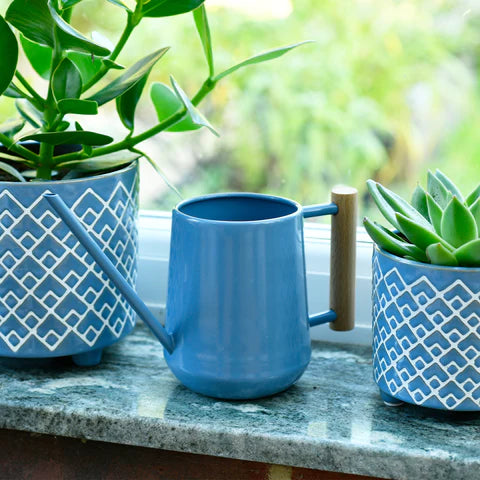 Burgon & Ball Indoor Watering Can - Heritage Blue