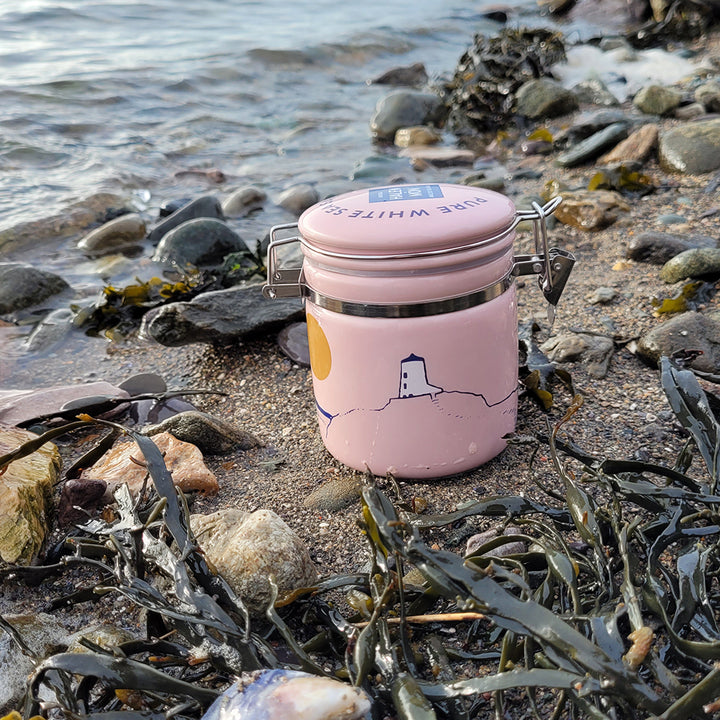 Halen Mon - Pure White Sea Salt From Wales in Llanddwyn Clamp Top Jar 100g