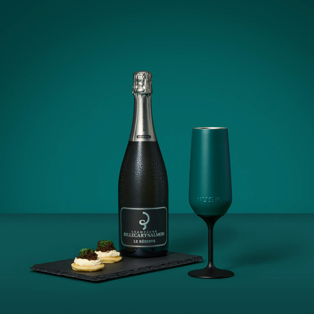 Huski Champagne Flute - Deep Teal