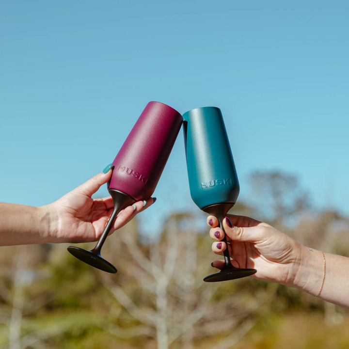 Huski Champagne Flute - Deep Teal