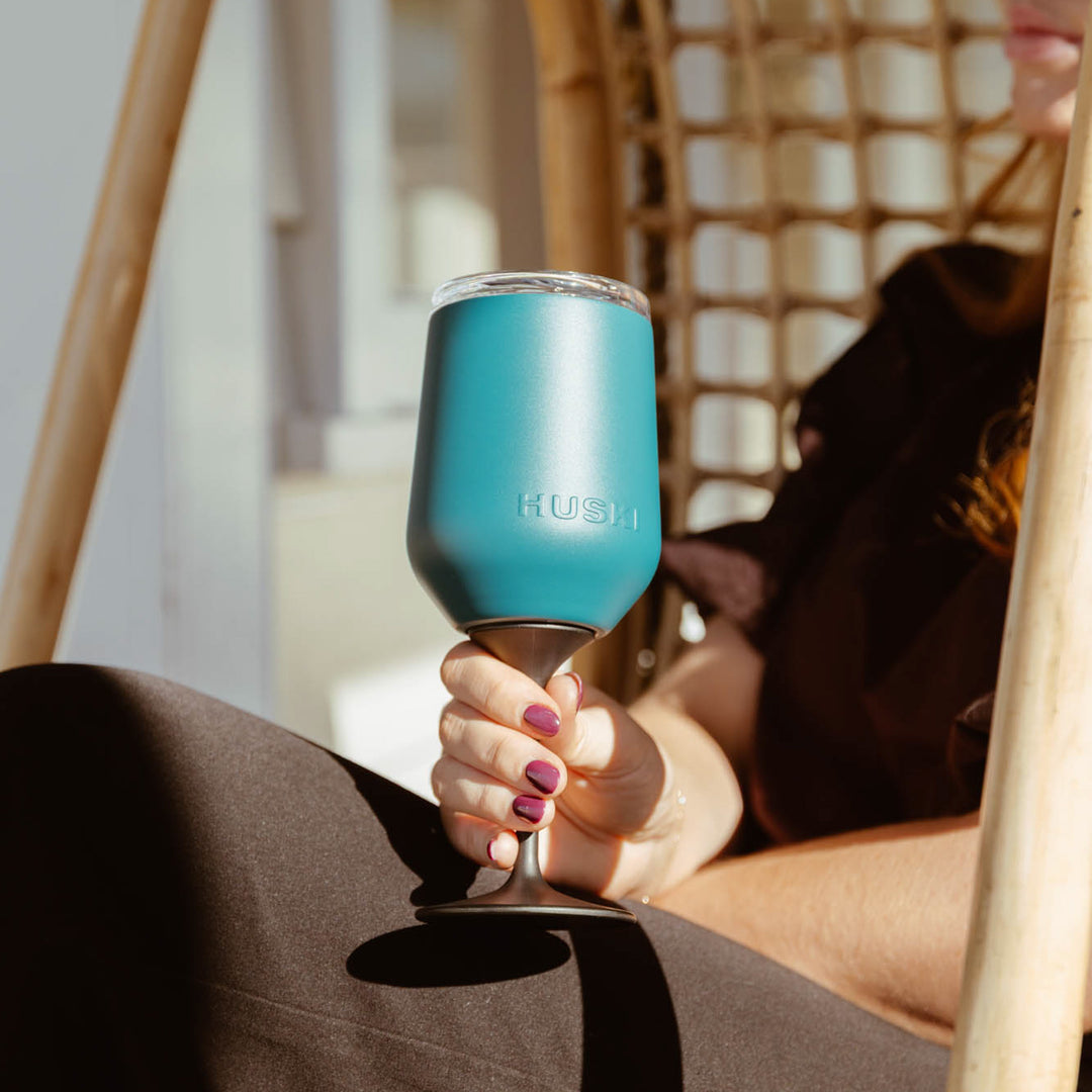 Huski Wine Tumbler 2.0 - Deep Teal