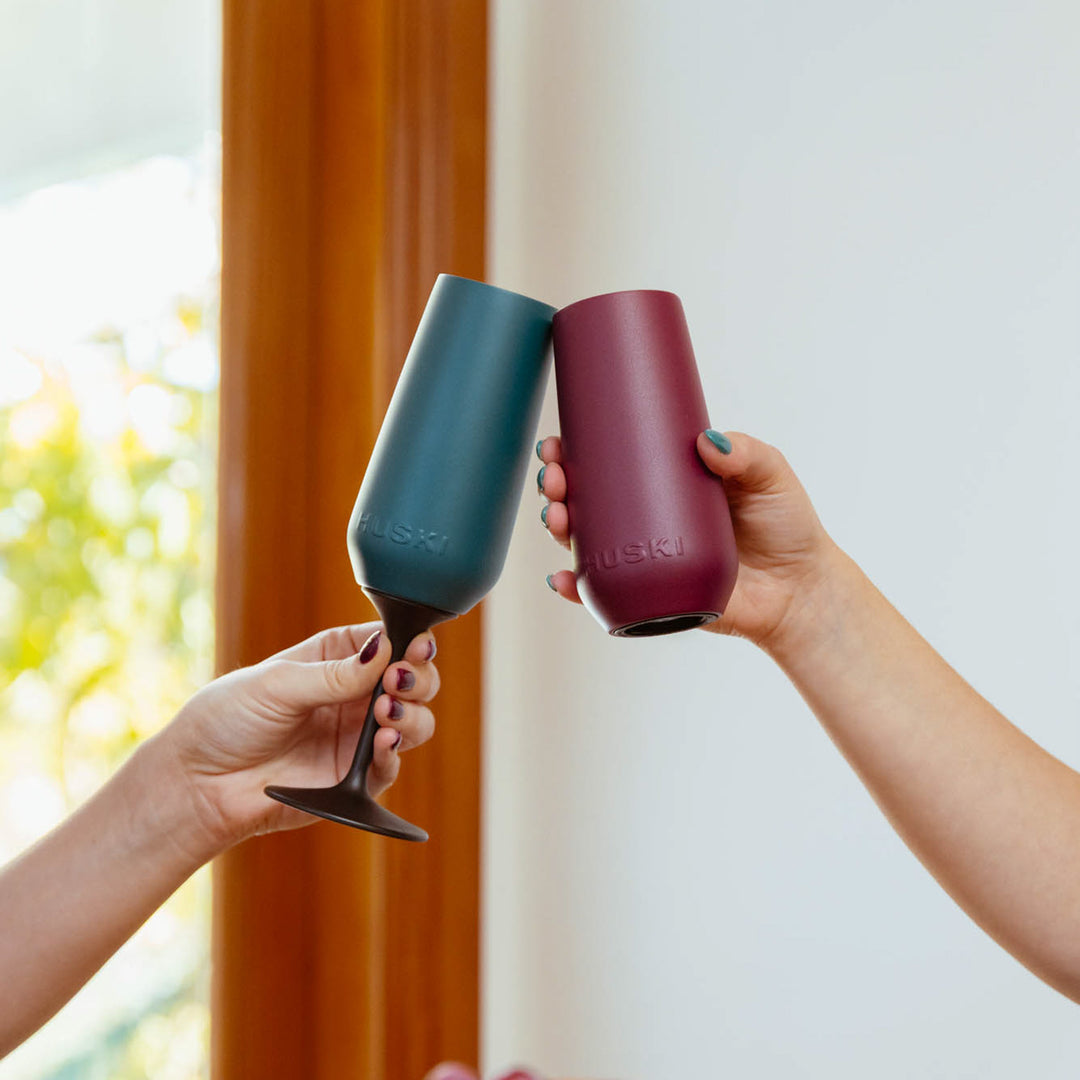 Huski Champagne Flute - Deep Teal
