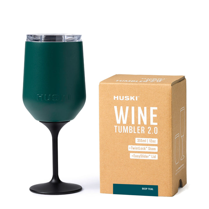 Huski Wine Tumbler 2.0 - Deep Teal