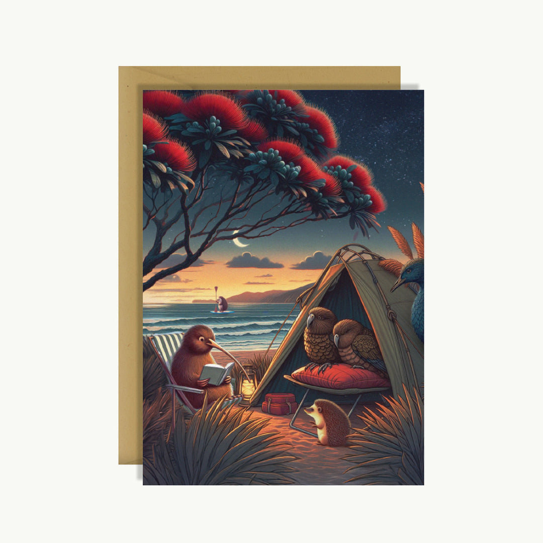 Greeting Card - Kiwiana Bedtime Story