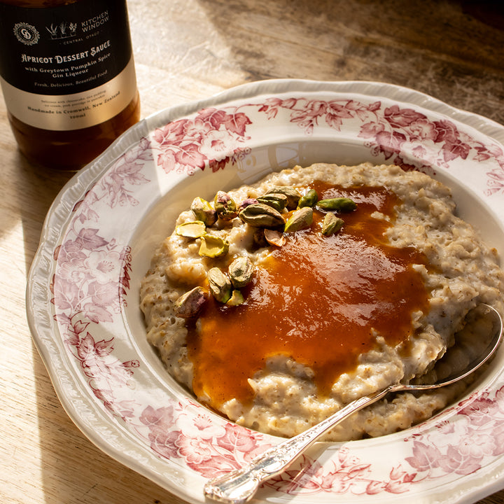 Apricot Dessert Sauce with Greytown Pumpkin Spice Gin Liqueur 300ml