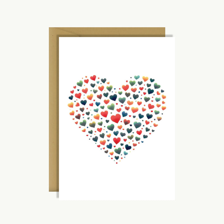 Greeting Card - Love hearts love heart