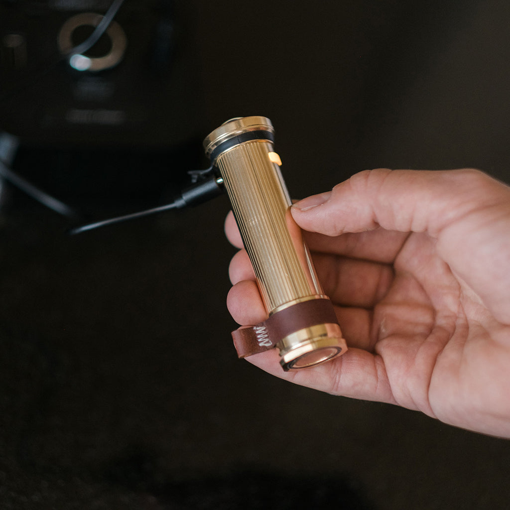 Barebones Mini Flashlight - Brass