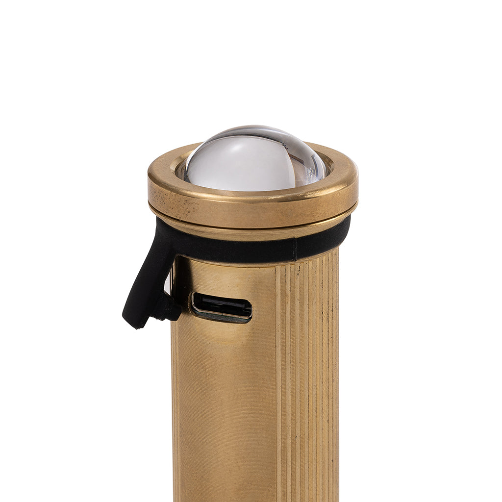 Barebones Mini Flashlight - Brass