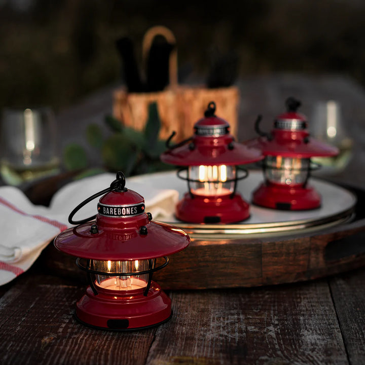 Barebones Edison Mini Lantern - Red