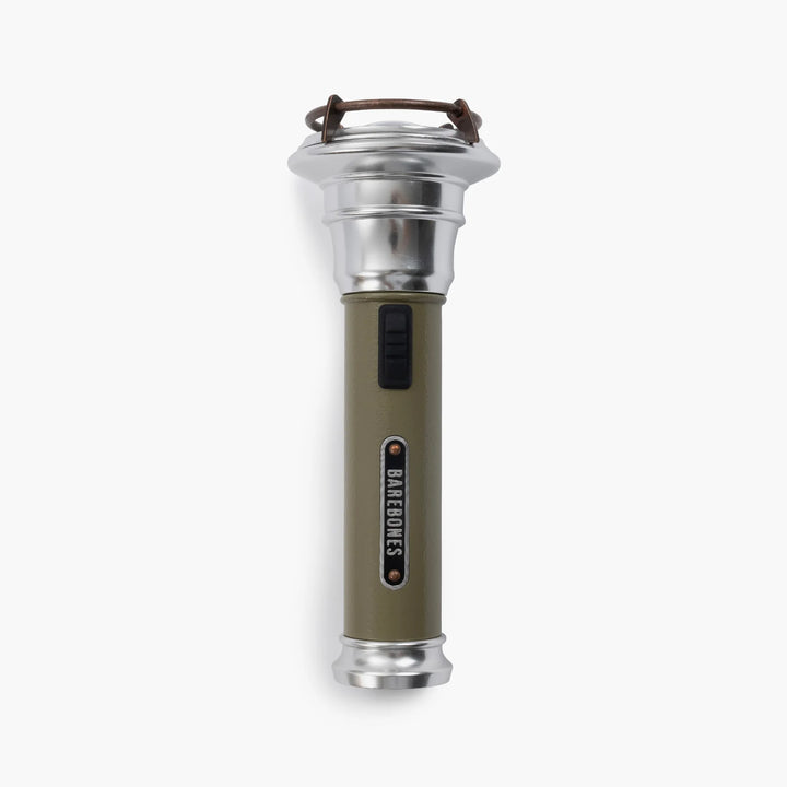 Barebones Vintage Flashlight - Olive