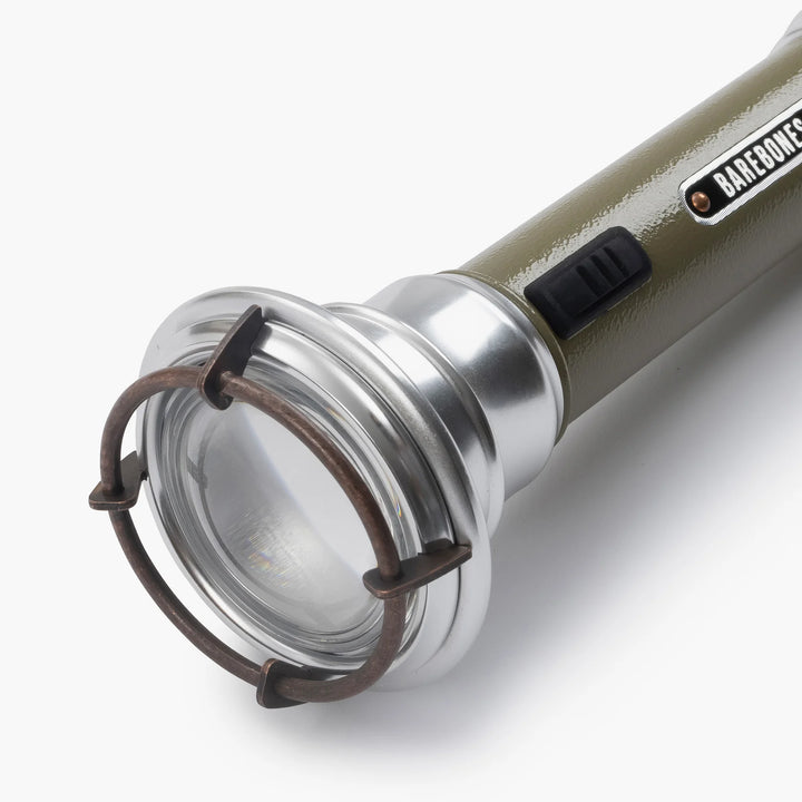 Barebones Vintage Flashlight - Olive