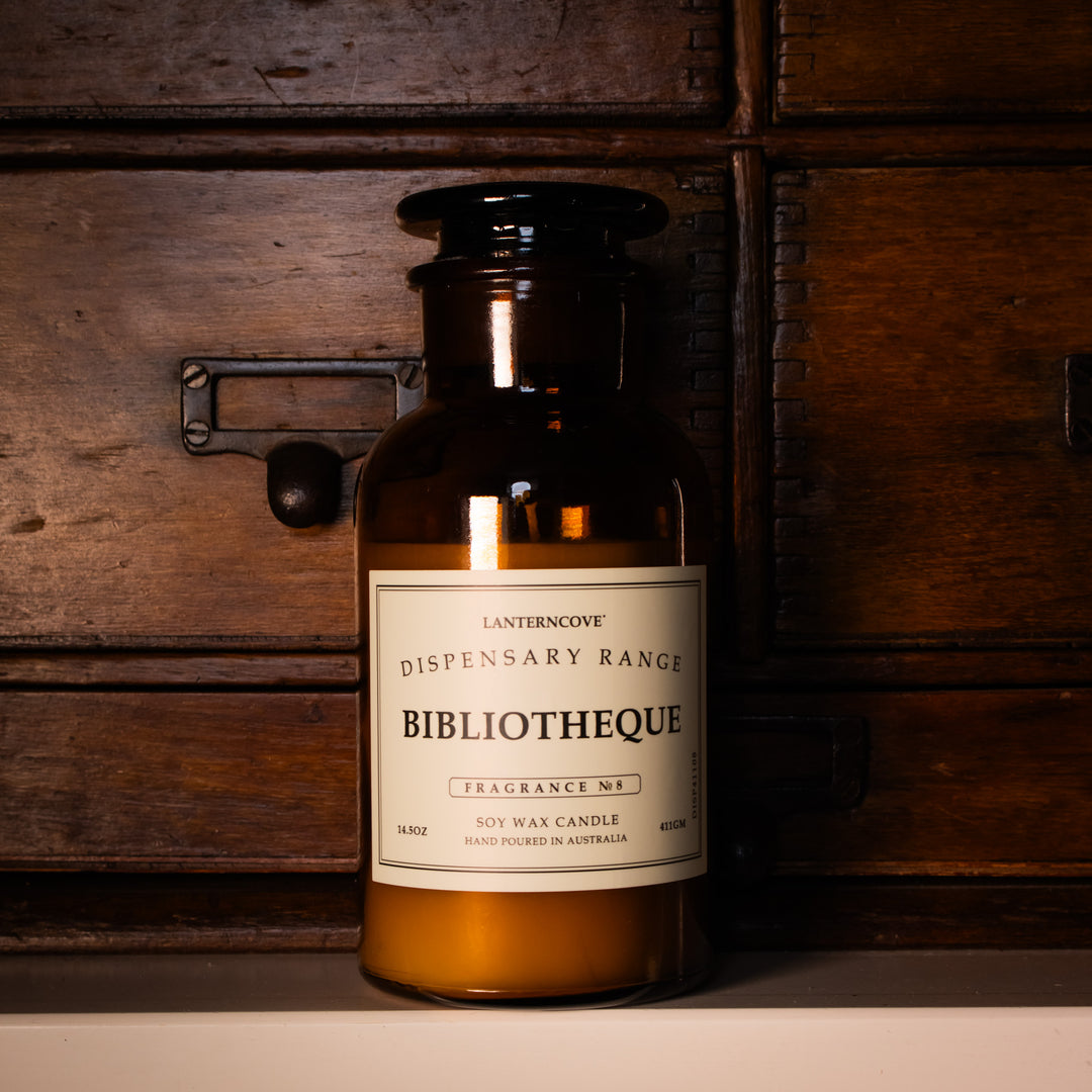 Lanterncove Dispensary Candle - Bibliotheque