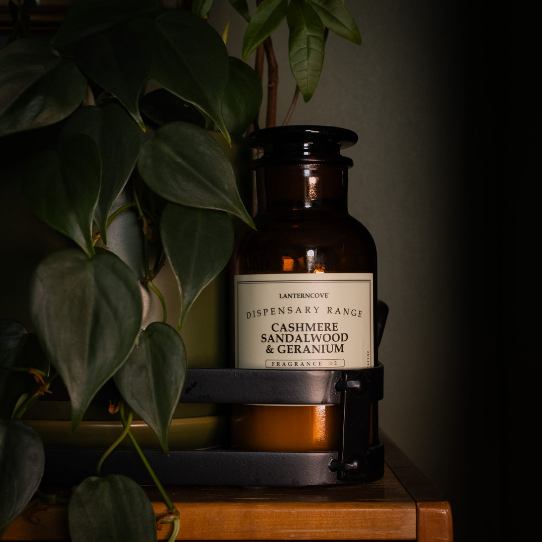 Lanterncove Dispensary Candle - Cashmere Sandalwood &  Geranium