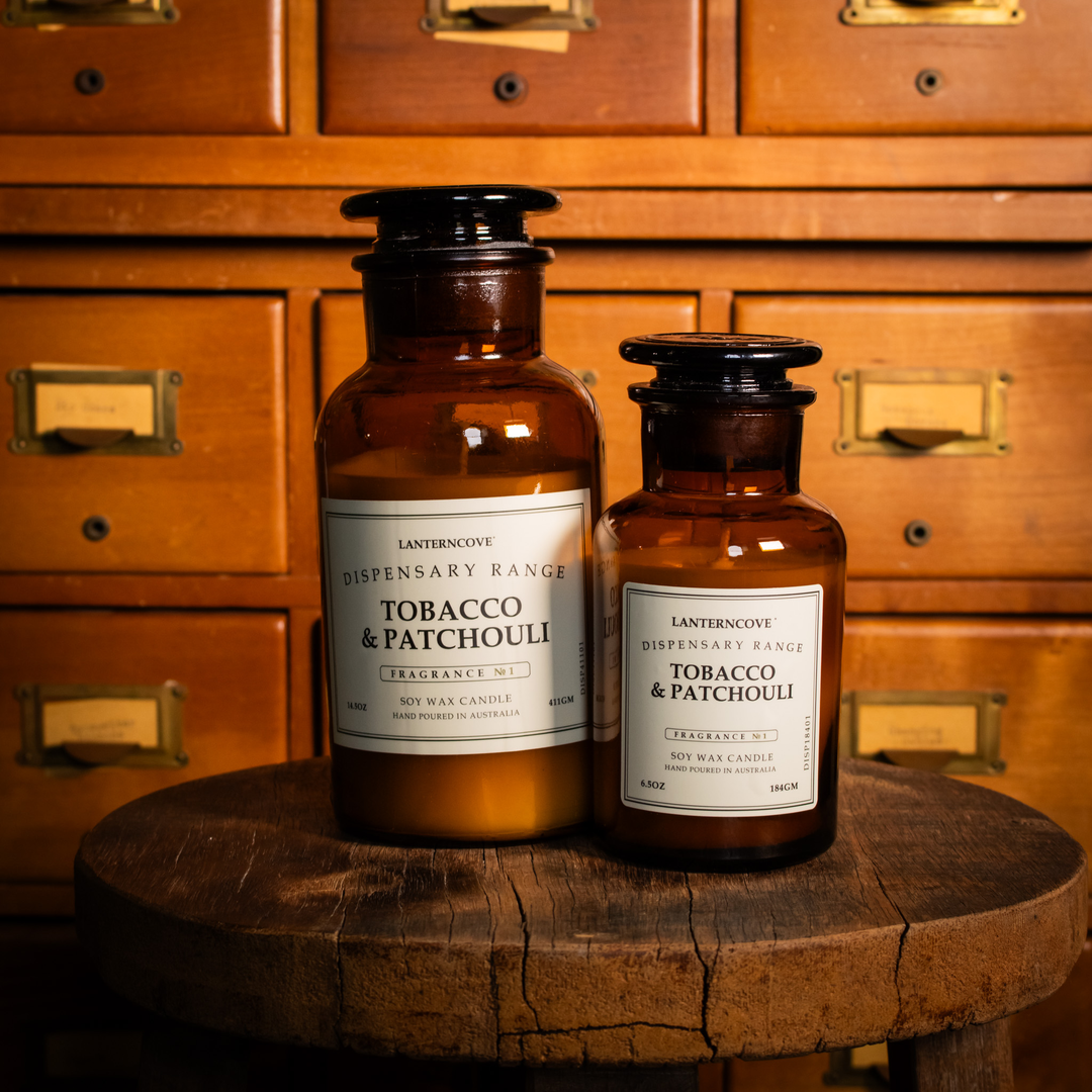 Lanterncove Dispensary Candle - Tobacco & Patchouli