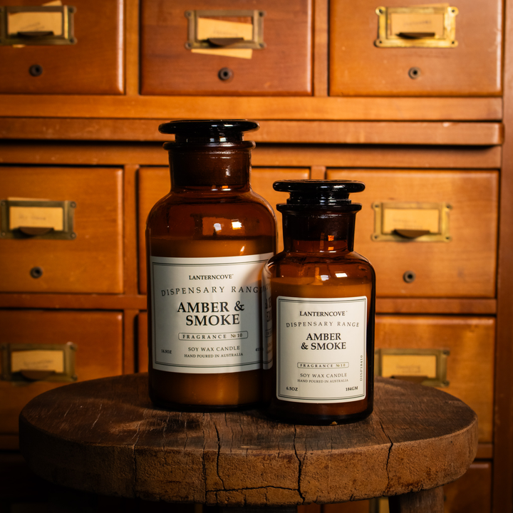 Lanterncove Dispensary Candle - Amber & Smoke