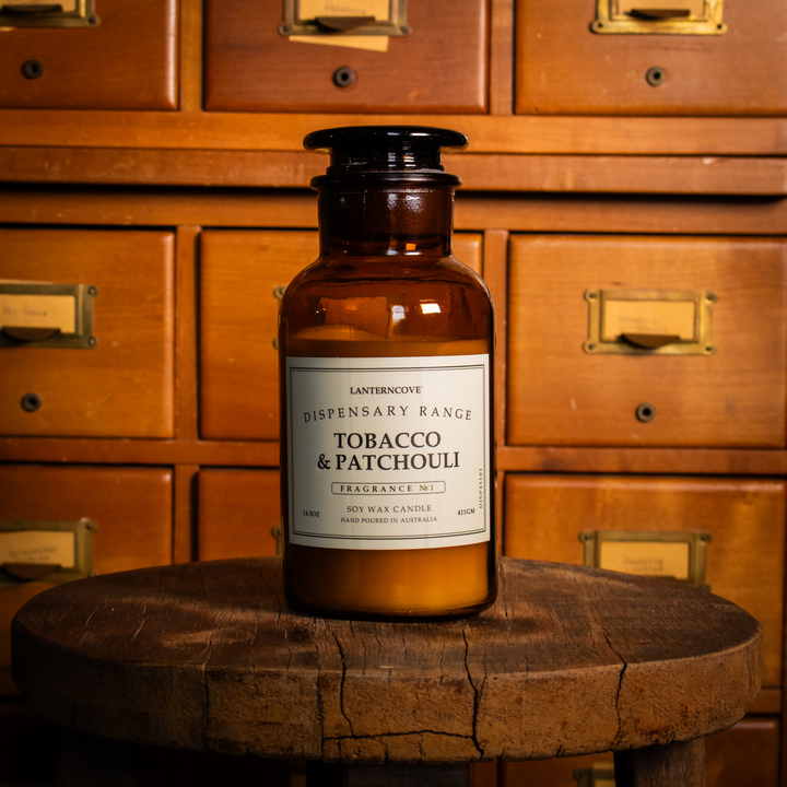 Lanterncove Dispensary Candle - Tobacco & Patchouli