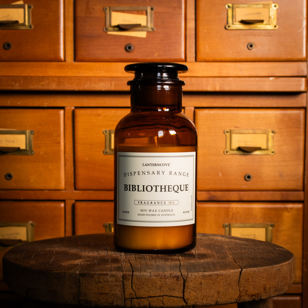 Lanterncove Dispensary Candle - Bibliotheque