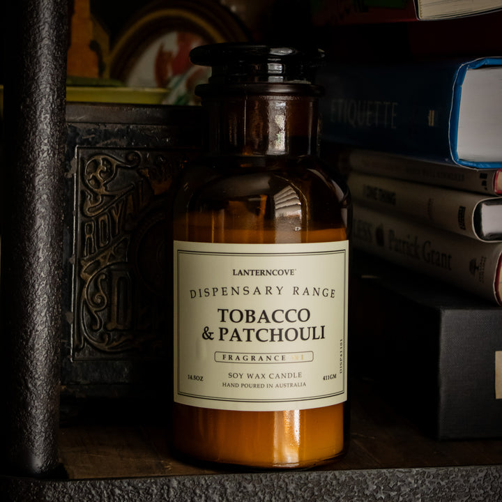 Lanterncove Dispensary Candle - Tobacco & Patchouli