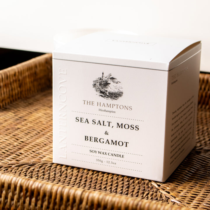Lanterncove Hamptons Candle - Sea Salt Moss & Bergamot