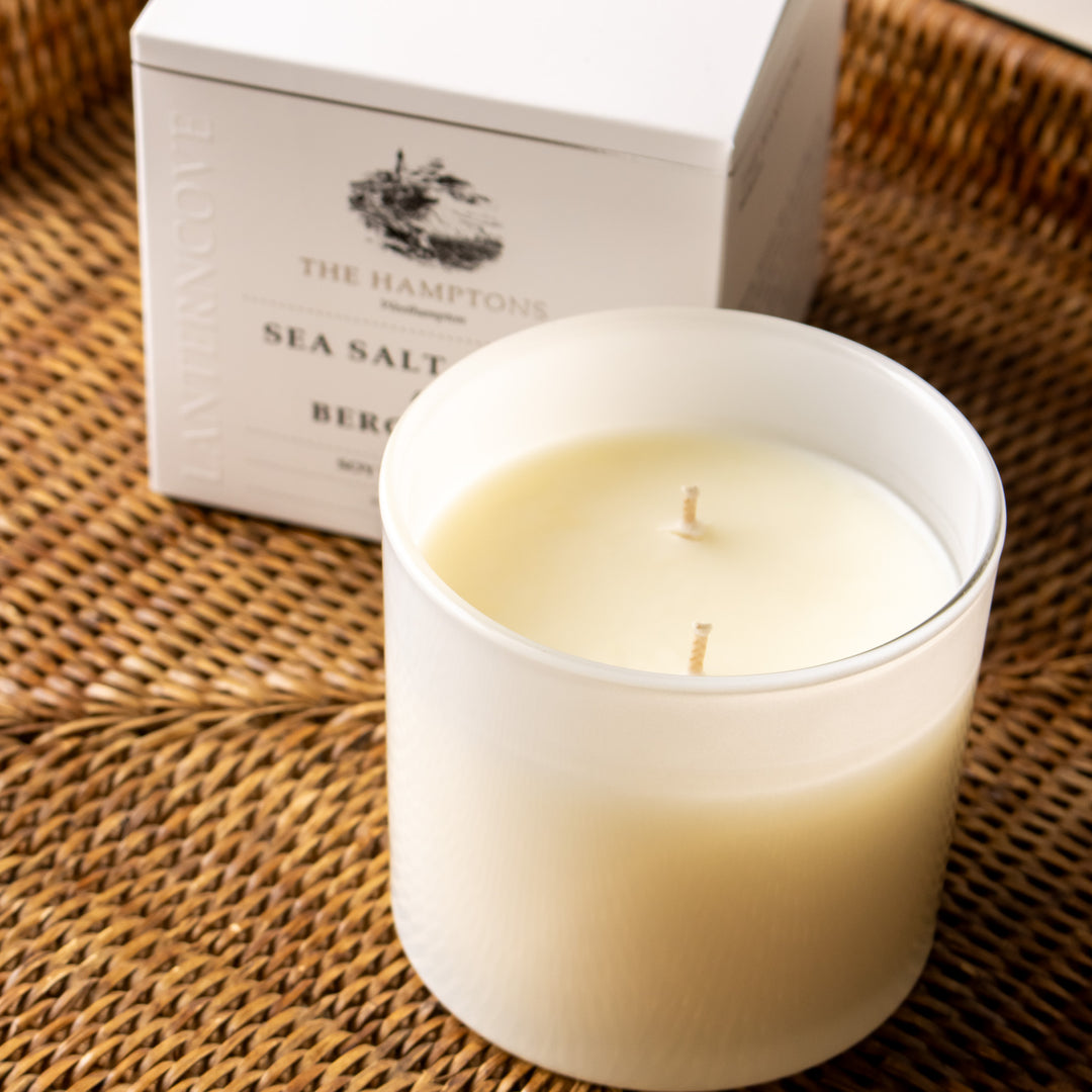 Lanterncove Hamptons Candle - White Wood Musk & Patchouli