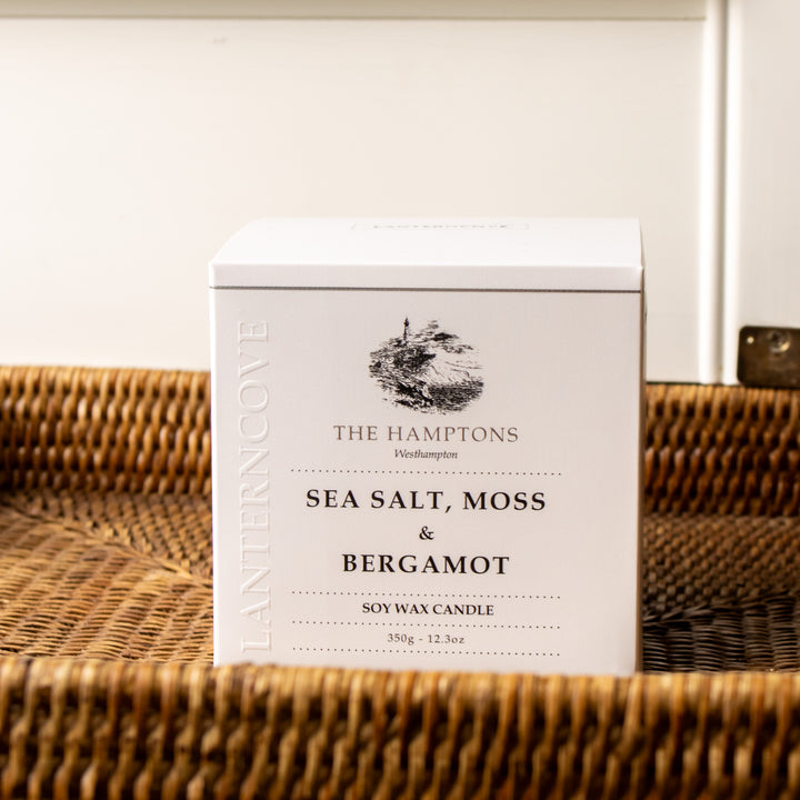 Lanterncove Hamptons Candle - Sea Salt Moss & Bergamot