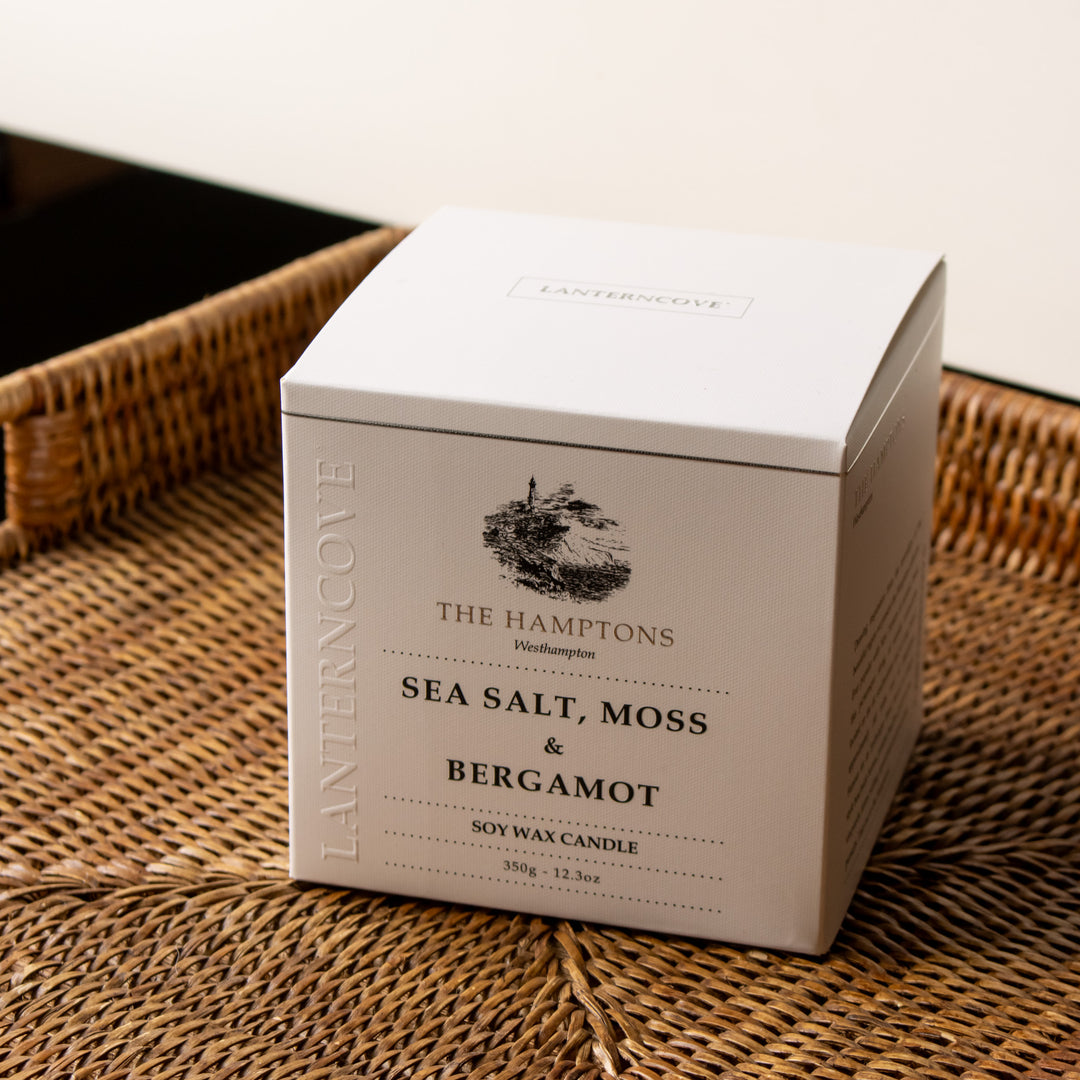Lanterncove Hamptons Candle - Sea Salt Moss & Bergamot