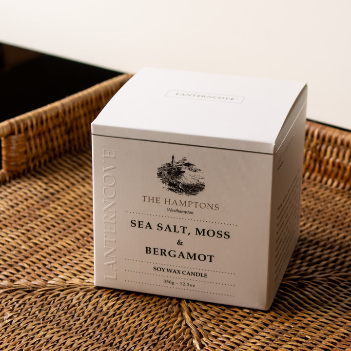 Lanterncove Hamptons Candle - Sea Salt Moss & Bergamot