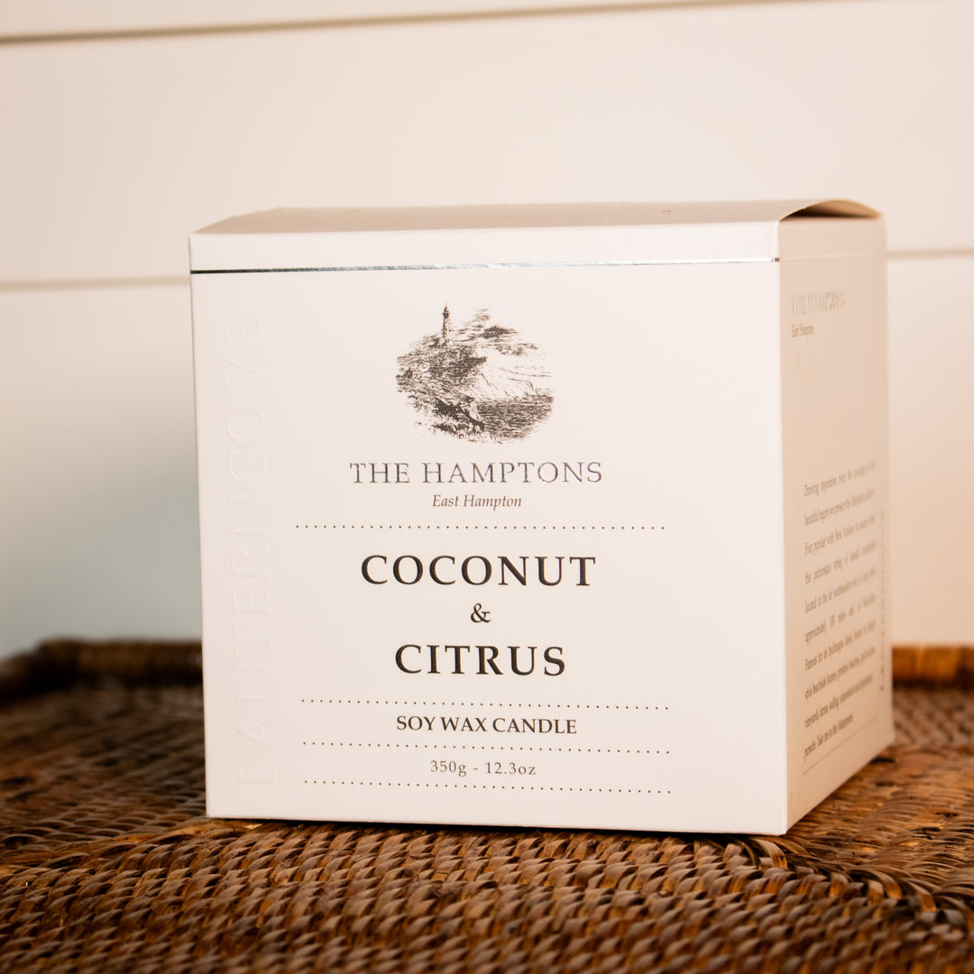 Lanterncove Hamptons Candle - Coconut Citrus
