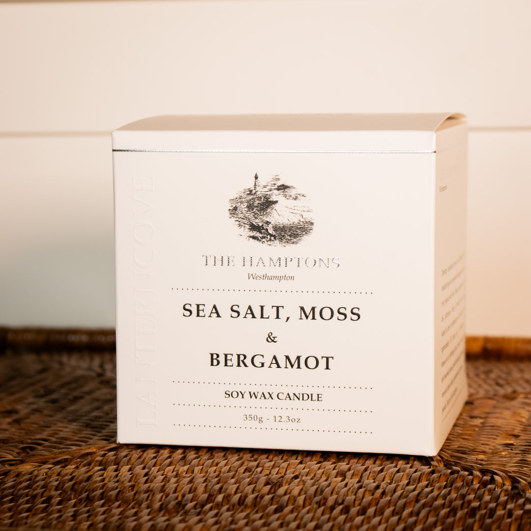 Lanterncove Hamptons Candle - Sea Salt Moss & Bergamot
