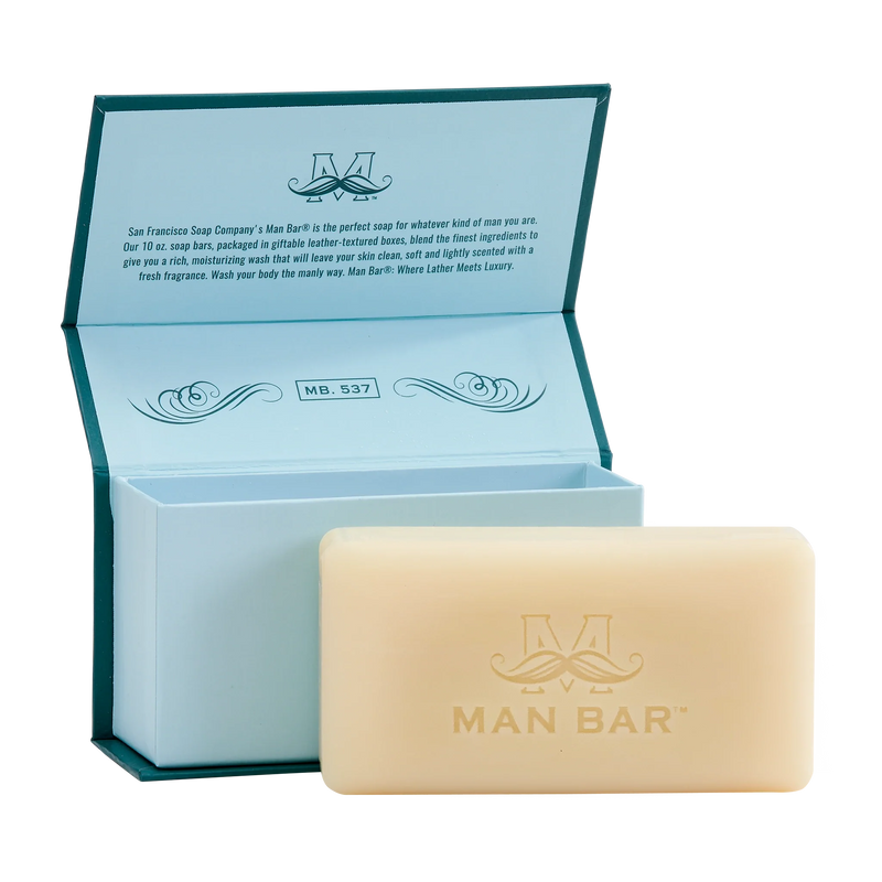 Man Bar Clean Comfort Soap 10 oz - Coastal Driftwood