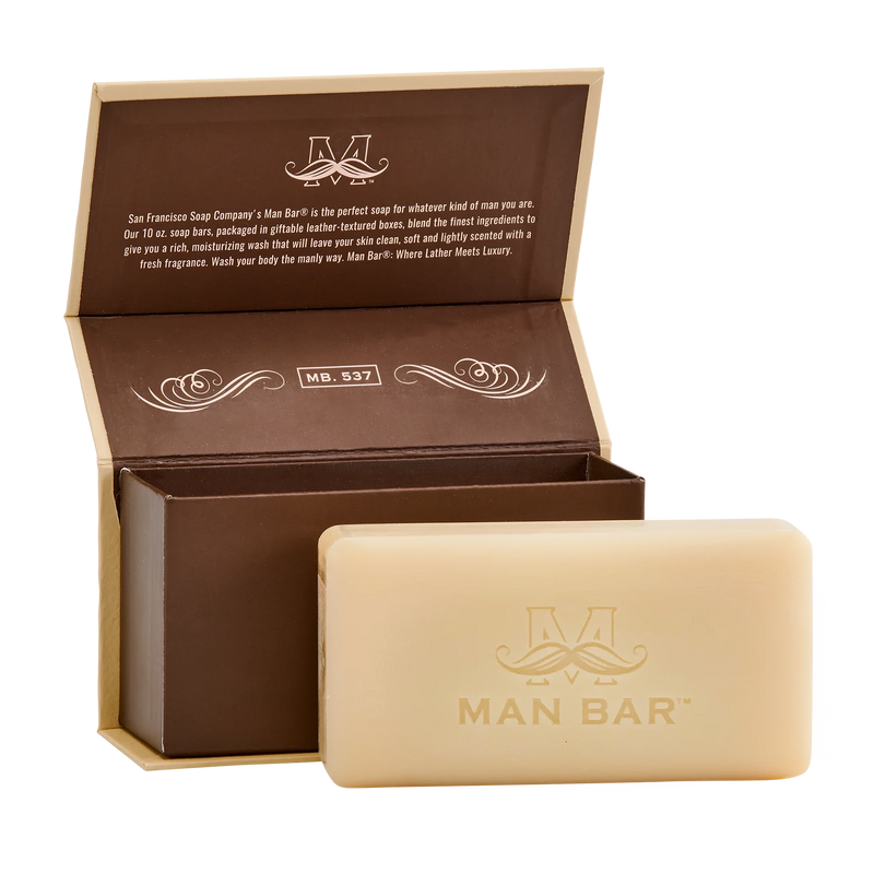Man Bar Awakening Soap 10 oz - Malt & Espresso