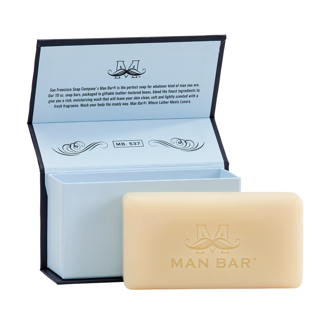 Man Bar Deep Cleanse Soap 283g / 10oz - Silver Sage & Bergamot